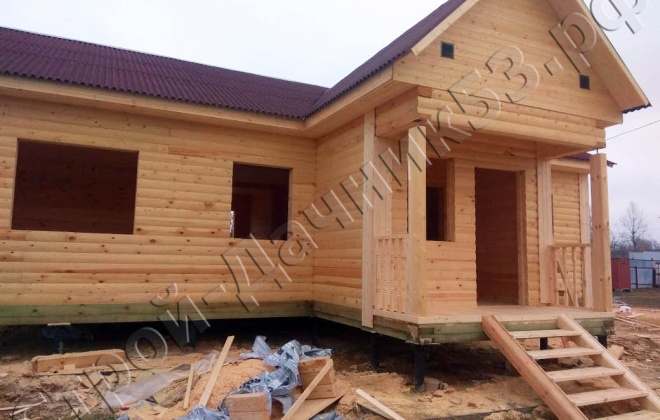 3 Брусовой дом 8×12, 106 м², Московская область, Город Воскресенск (1)